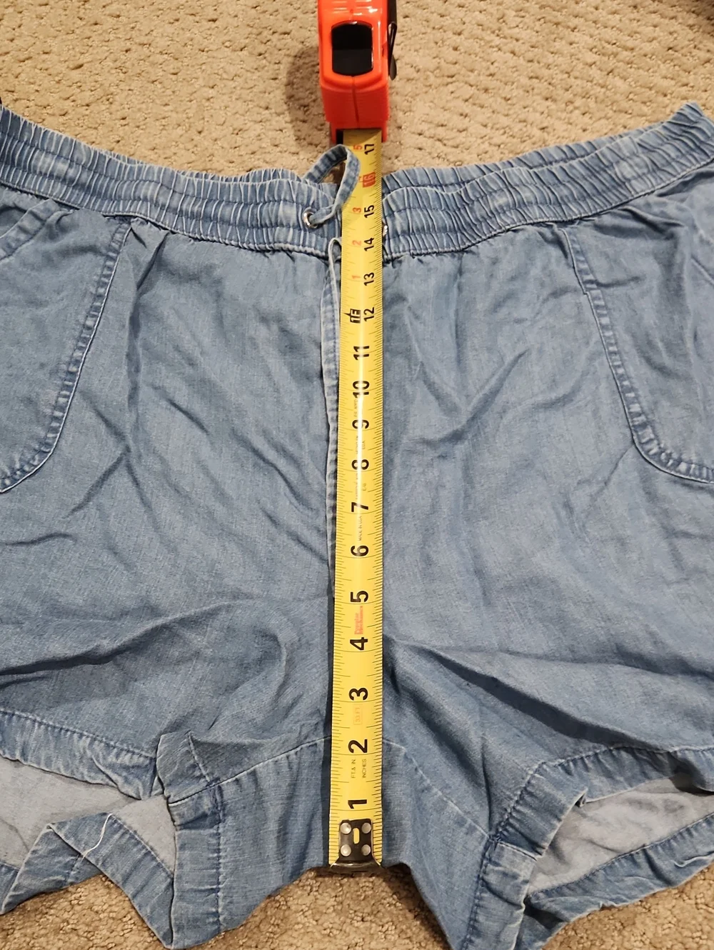 NEW Jones New York Light Blue Women's Drawstring Casual Shorts XL